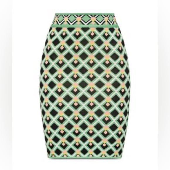 BCBG Diamond Knit Pencil Skirt - Picture 1 of 6